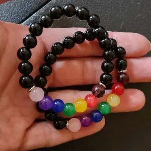 7 Chakra Alignment Bracelets - Unisex Bracelet with Real Crystal Stones for Energy Balance and Chakra Alignment