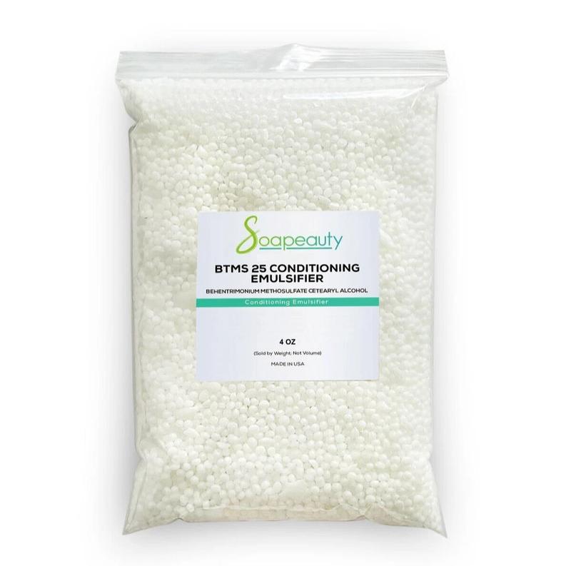 [HIGH QUALITY] BTMS 25% Behentrimonium Methosulfate & Cetearyl Alcohol Emulsifying Conditioner 4oz