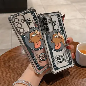 Anime Toms and Jerry Phone Case for Samsung Galaxy a Series, Anti-Drop Transparent Soft Back Cover, 4g/5g Compatible
