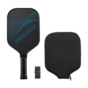 VEVOR Pickleball Paddle, T700 Carbon Fiber Surface Honeycomb Core, Professional Pickleball Paddle with Increased Power Control Spin, Pro Pickle Ball Racket for Adults, Men Women, Blue