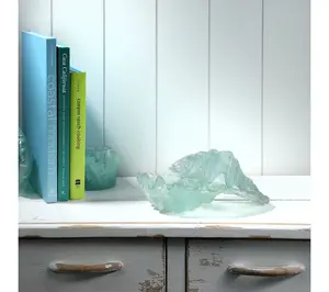 7.5" Clear Resin Open Shell Box of 2 By Valerie