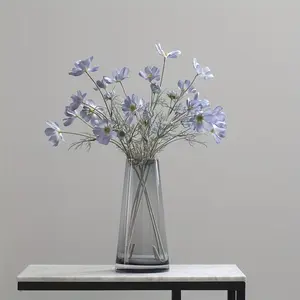 3/6/10pcs Lifelike artificial star bouquet -23.6 inch light blue/rose red/light purple bouquet, perfect for weddings, wedding parties, home decor, and table center decoration, | Lifelike flowers | maintenance free decoration, wedding decoration