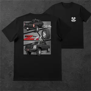 Black Cateye Z71  Graphic  T-Shirt