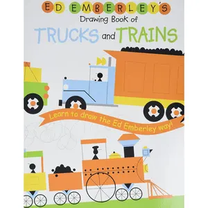 Ed Emberley's Drawing Book of Trucks and Trains Paperback – Illustrated, June 22, 2005