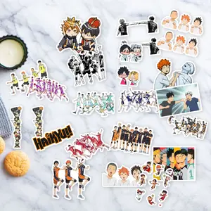 Stickers Pack 20 Pcs Haikyuu Waterproof Laptop Bottle Luggage Vinyl Car Water Aesthetic Bumper Guitar Colorful Skateboard Bike