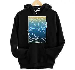 Camping Design Swan Lover Back To Nature Outdoor Hoodie, Sweatshirt, T-Shirt