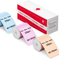 3 Rolls Colorful 40x30mm