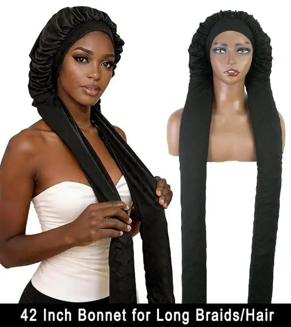 YWIGS Pantyhose Bonnet for women Long Bonnet for Long Hair & Braids Protection Bonnet for sleeping 42 Inch #tiktokshopmemorialday