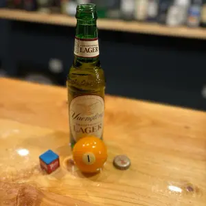 Number 1 Pool Ball Bottle Opener