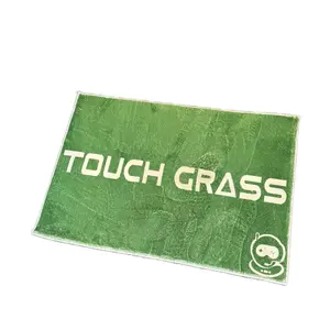 Touch grass floor mat SSG branded mini rug