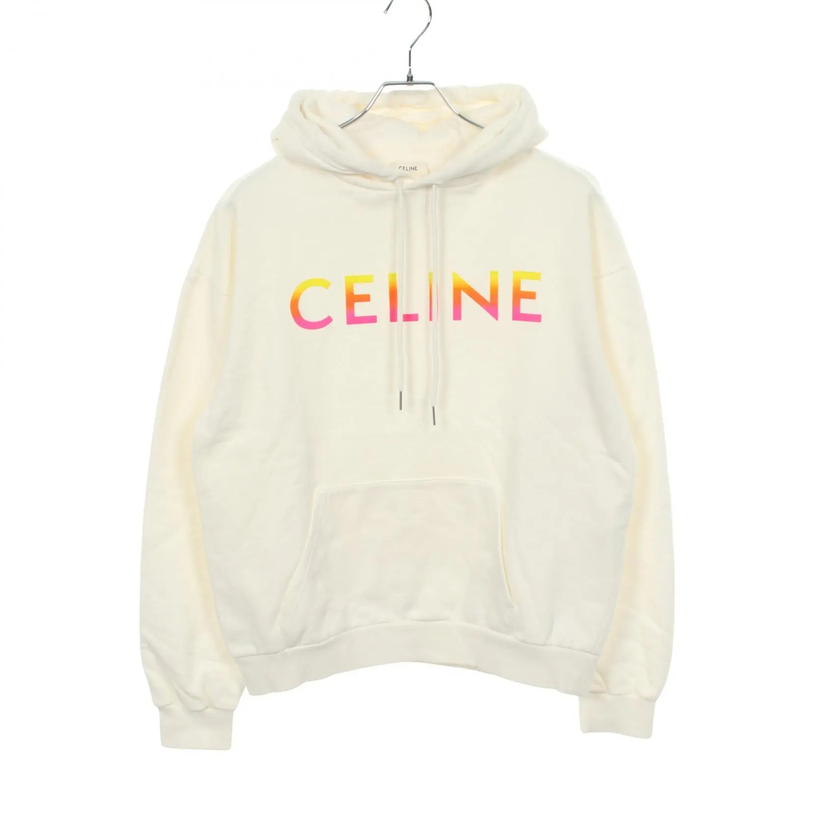 Pre-owned Celine Cotton Small Leather Goods Hoodie