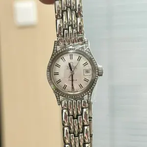 Omega Vintage Manual Wind Steel 23mm White Dial Diamond MWT000611