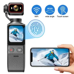 2026 New Portable 4K Camera,Vlogging Camera, Video Blog Camera With 1.69'' CMOS Touch screen,180° Rotatable Lens,Fast Focusing,Digital Video Camera for Photography,Pocket Camcorder with wireless WiFi hotspot connection for viewing, Streaming Camera
