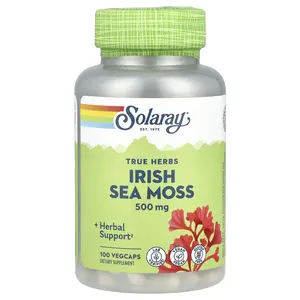 Solaray True Herbs, Irish Sea Moss, 500 mg, 100 VegCaps