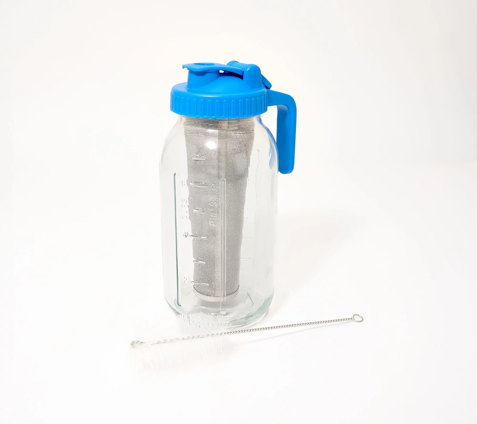Prepology 64-oz Glass Mason Jar Pitcher w/ Accessory Kit