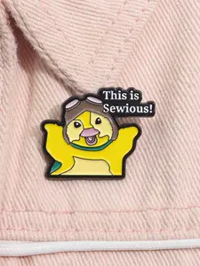 Cute Cartoon Design Brooch, Fashion Alloy Badge Accessories for Women & Men, Enamel Pin Suitable for Backpacks, Jeans, Scarves, Hats Decoration