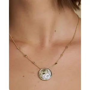 Terra Medallion Celestial Necklace