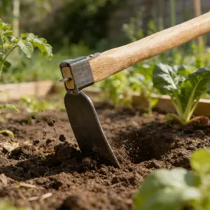 Manganese Steel Gardening Hoe, Handheld Classic Digging Tool, Planting Flowers and Vegetables, Outdoor Camping Hiking, Durable Gardening Tools