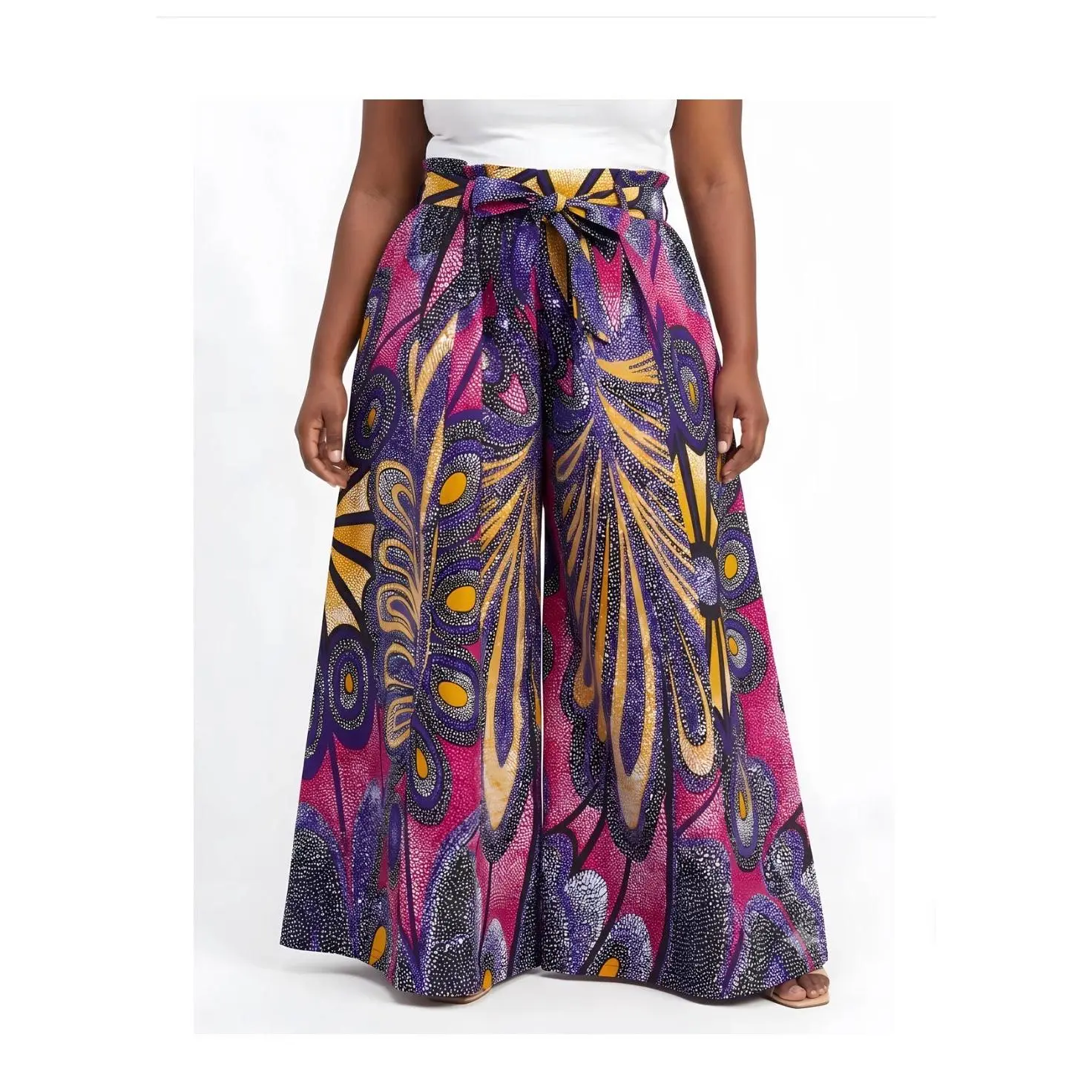 Ankara Print Palazzo Pants