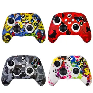 Creative Pattern Silicone Game Controller Protective Case, Comfortable Grip Non-slip Sweatproof Protector for Controller, Gaming Accessories for Xbox Series X/S