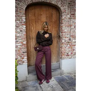 Burgundy Melha Pants