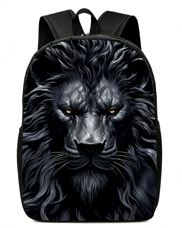 The Lion King Unisex Casual Backpack - Zip Closure, Adjustable Straps, Spacious, Versatile, Side Pockets, Ideal for Everyday Use, Commuting