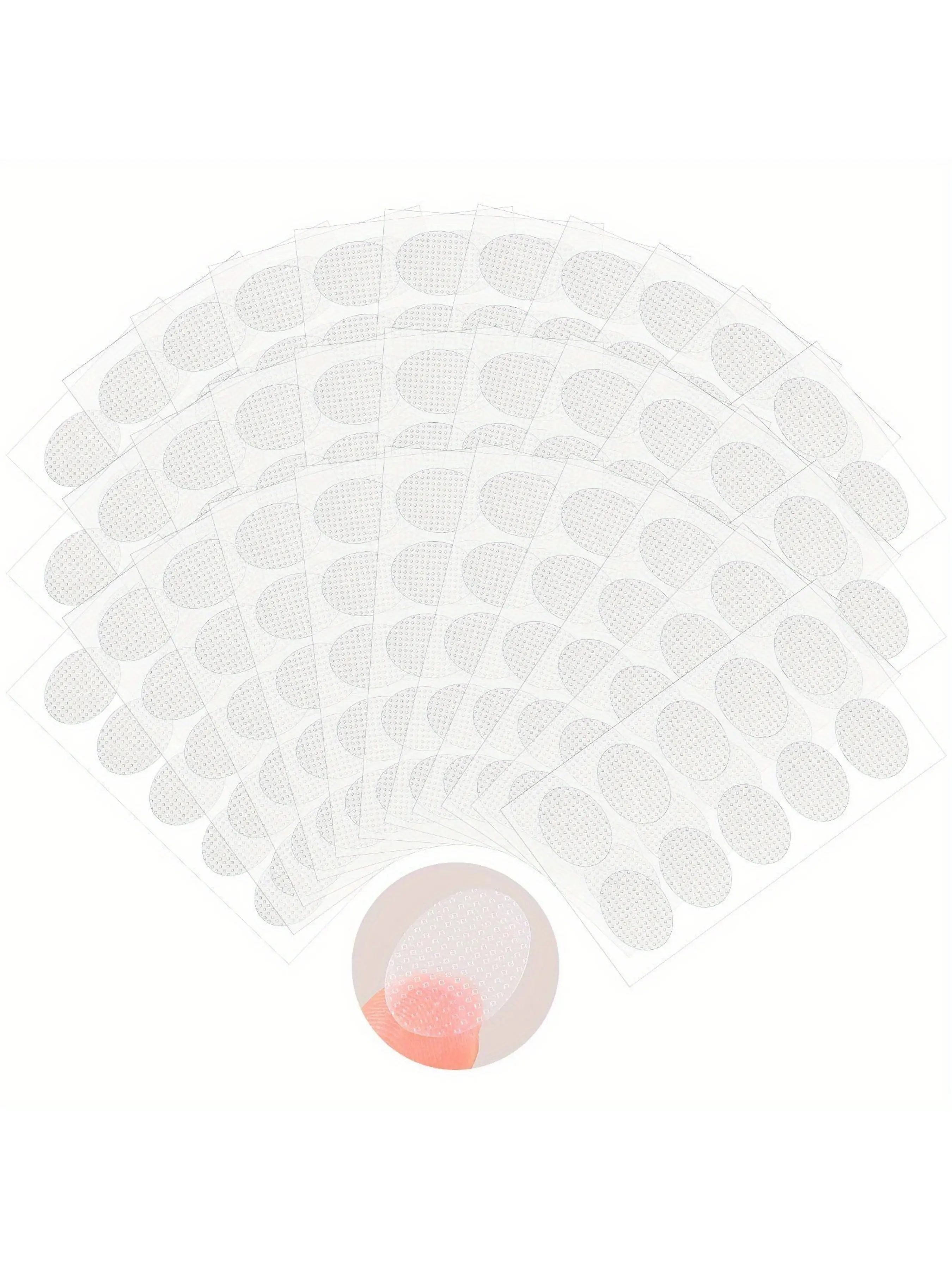 100pcs Ear Patches Earring Protectors, Ear Lobe Support Patches, Heavy Earrings Stabilizers, Large Earrings Support Patches, Earring Lift Patches, Ear Patches For Earrings, Soft Ear Patches, Earlobe, Adhesive Backing, Earring Supports