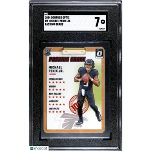 2024 Donruss Optic Michael Penix JR. #5 Passing Grade SGC 7