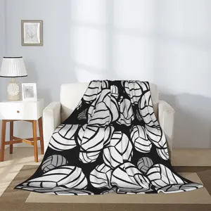 Volleyball sports blanket plush volleyball enthusiast gift Soft Warm Throw