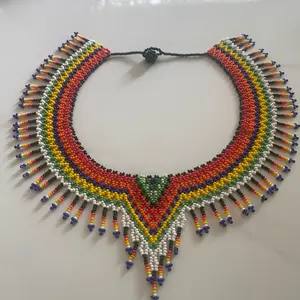 Native American tribal beaded Necklace