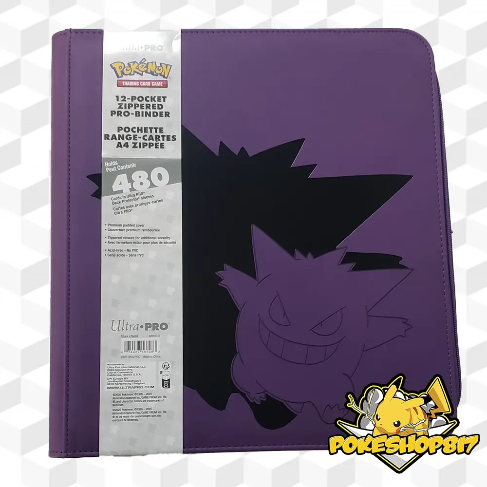 Ultra Pro: Elite Gengar Zippered PRO Binder - TikTok Shop