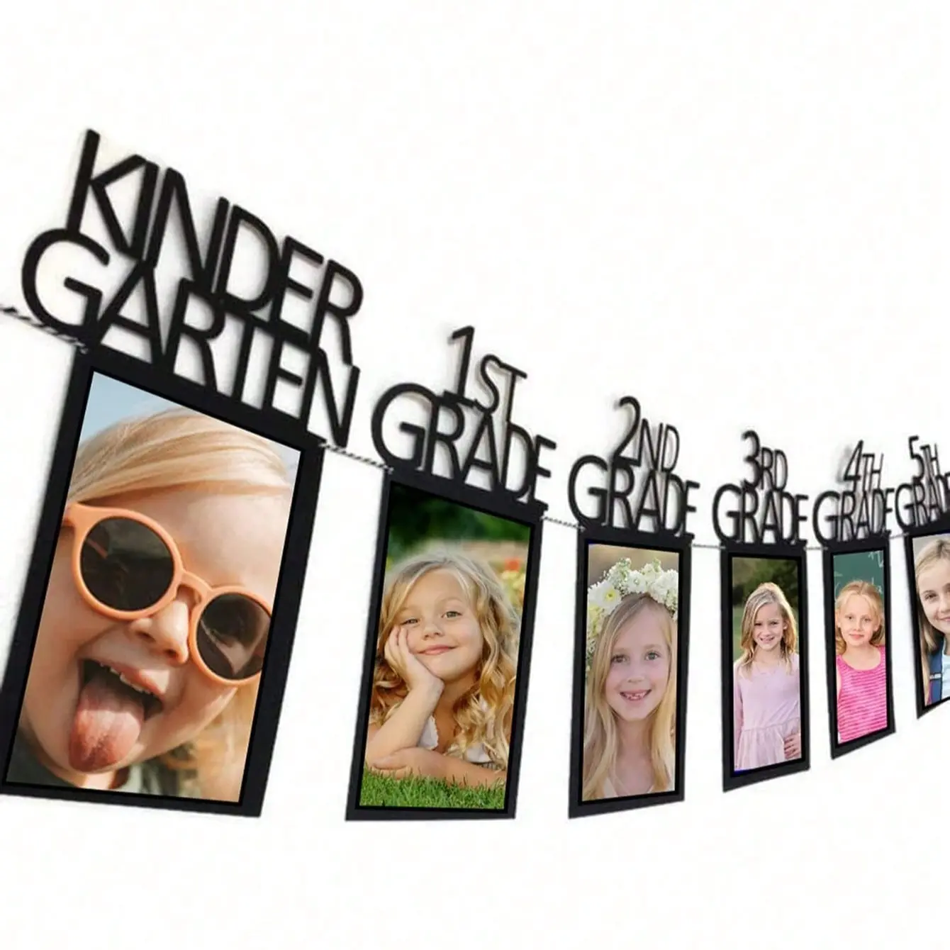 13pcs Graduation Party Decorations, Party Event Props, Party Accessories, 2026 Graduation Photo Banner, K-12 Grade Photos, High School 5th-8th Grade Supplies, Party Supplies Set