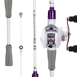 Sougayilang Fishing Rod and Reel Combo, Baitcasting Combo, Carbon Fiber Blank Rods,EVA Handle,outdoors fishing supplies