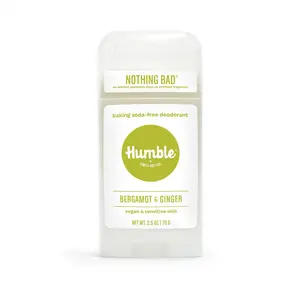 Humble Brands Vegan & Sensitive Skin Aluminum Free Bergamot & Ginger Deodorant