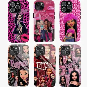 Y-Y2k Girl fashion Phone Case,B.r.a.t.z Girl Phone Case,for iPhone 16 15 14 13 12 11 17Pro Max,for Samsung S25 S24 S23 S22 Ultra,Protective Cover,give her/him a gift for Christmas and Thanksgiving