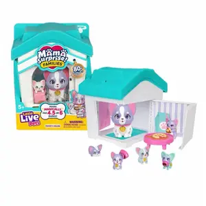Little Live Pets™ Mama Surprise Families Doll Set - House-Shaped Doll Playset with Play House & 4, 5, or 6 Babies, House-Shaped Doll Playsets