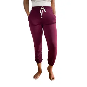 Slim Fit Joggers (Burgundy)