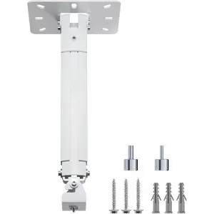 Extended Mini Projector Ceiling Mount Adjustable Wall Mount with Thread Adapters for Projector DVR Camera, Max 21inch (PR05MINI)