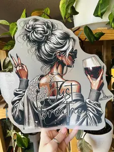 Just breathe babe DTF transfer-high quality transfer for printing