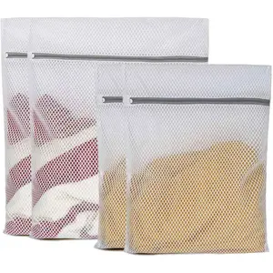 4 Pack Mesh Wash Bags Special Laundry Bag Lingerie Bags Beauty & Personal Care