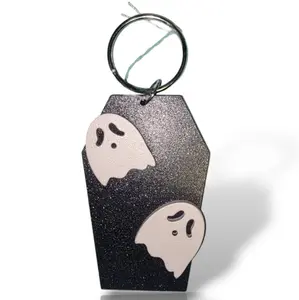 Ghost Coffin Keychain