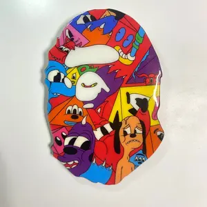 Multicolor Bear Head Resin Wall Art Decor