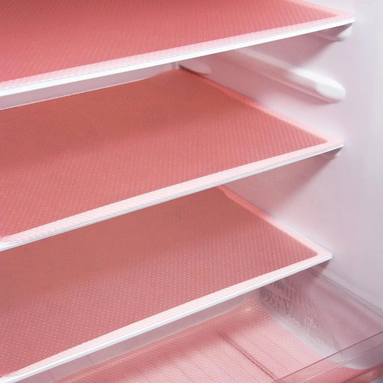 8 count Refrigerator Liners, Washable Fridge Liner Mats Covers Pads for Glass Shelf Cupboard Cabinet Drawer  Kitchen Accessories Organization ()