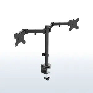 Dual Monitor Desk Mount - 13" to 34" Screens