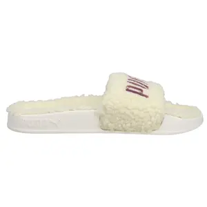 PUMA Womens Leadcat 2.0 Sherpa Slide Casual Sandals Casual - Pink, White