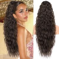 Dark Brown Drawstring Ponytails