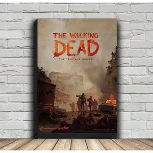 The Walking Dead Movie Poster Wall Art Canvas - High Definition Decor For Home