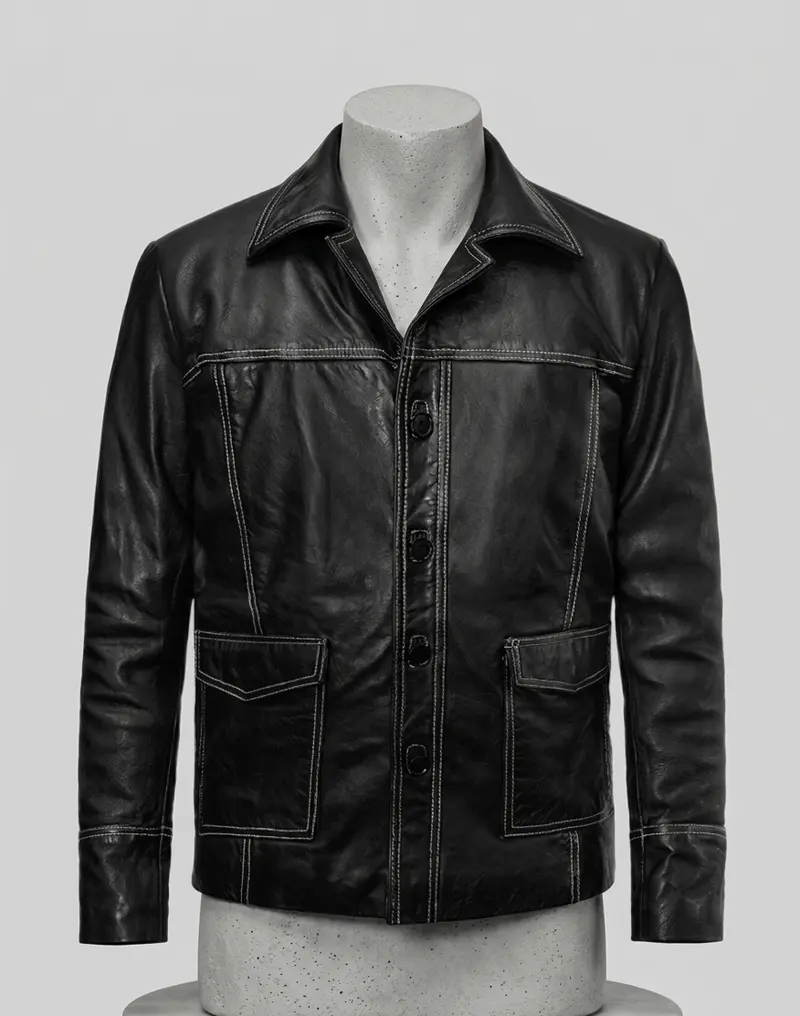 massimo dutti leather jacket - TikTok Shop