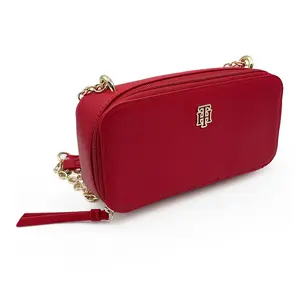 Tommy Hilfiger Camera Crossbody Bag Compact Hands-Free Style with Iconic Logo Hardware & Adjustable Strap for Everyday Use