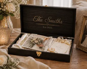 Wooden Keepsake Treasure Box